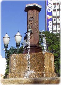 Chafariz em Curitiba Paraná