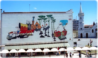 Painel de Poty Lazarotto