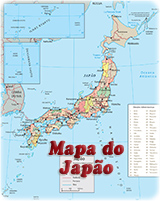 Mapa Japão