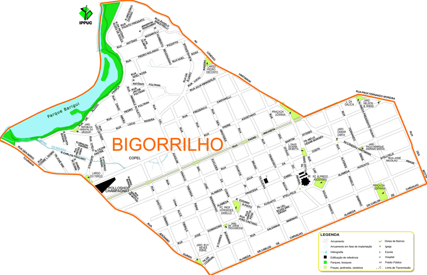 Mapa Champagnat