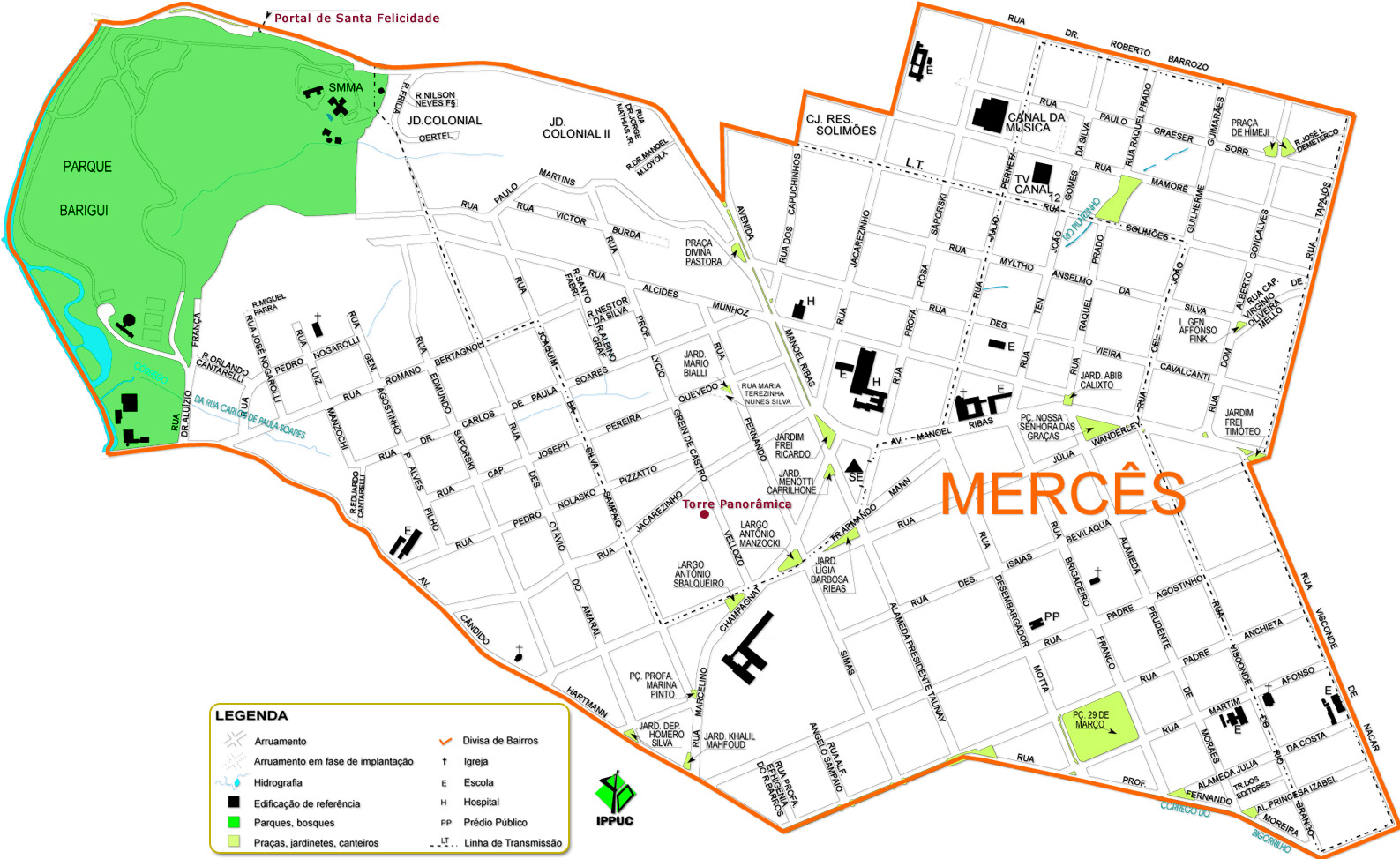 Mapa Mercês
