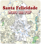 Santa Felicidade mapa
