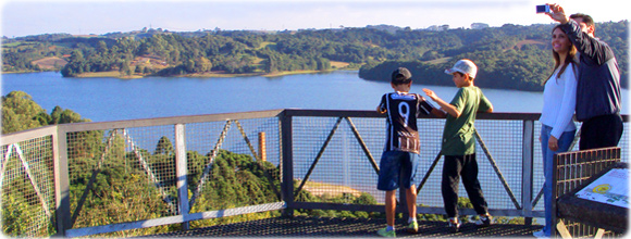 Turistas no Mirante